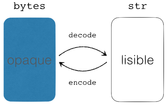 les types bytes et str